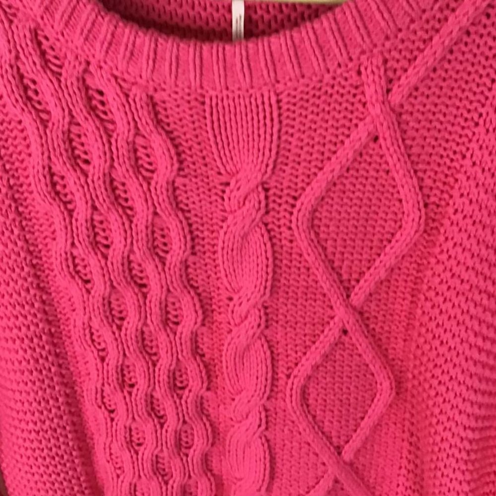 Free People Dream Mixed-Knit Hibiscus Highlight Sweater - Picture 8 of 16